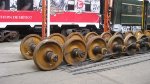 Used wheels at Apizaco workshop